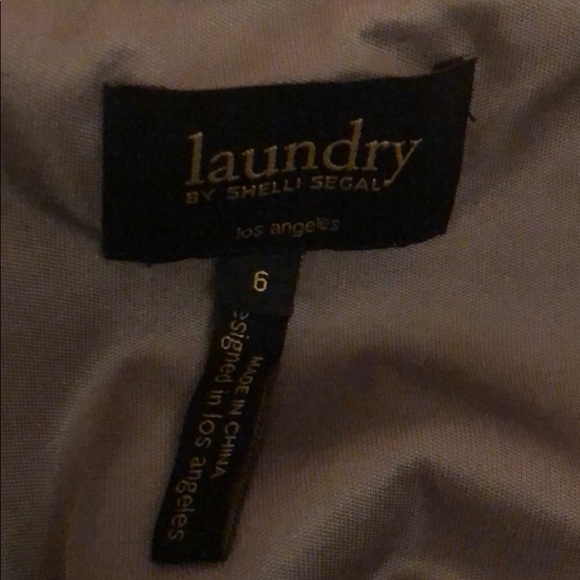 Laundry Skinny Strap Foil Wrap Dress - Picture 8 of 8